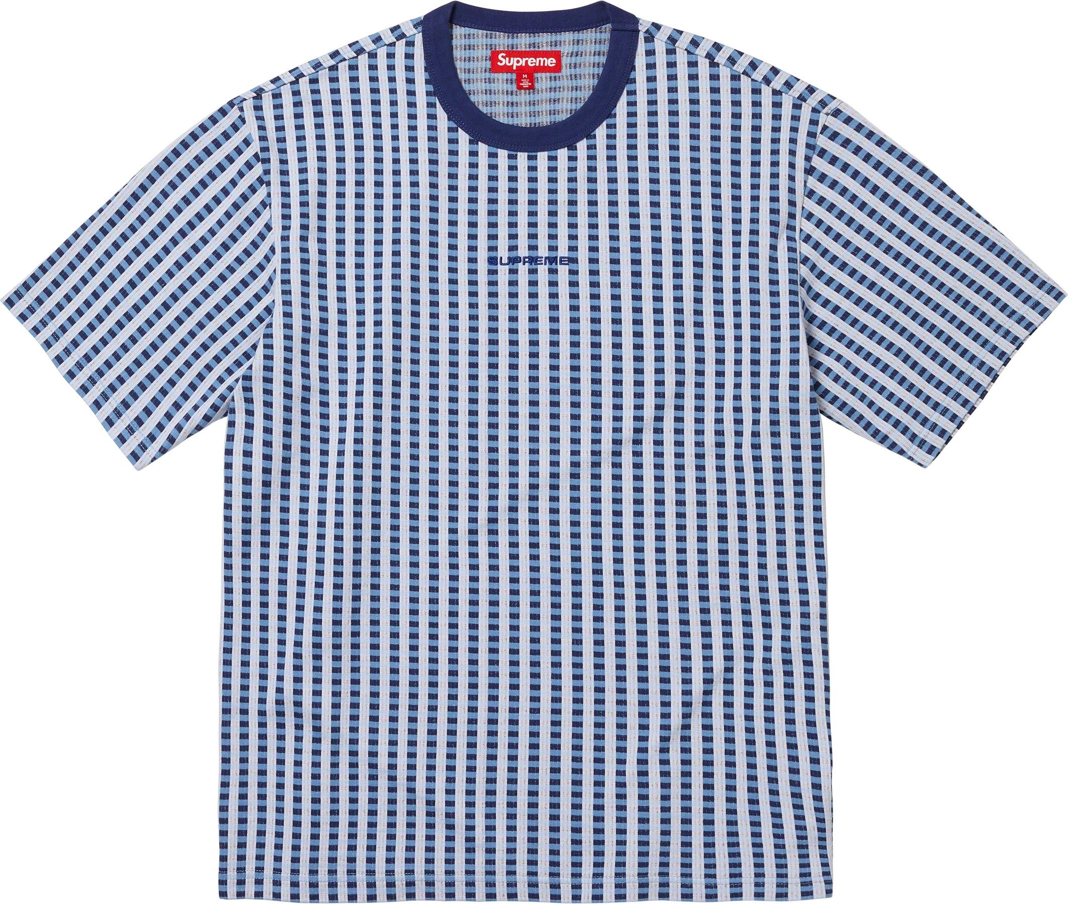 Grid Jacquard S/S Top view 5